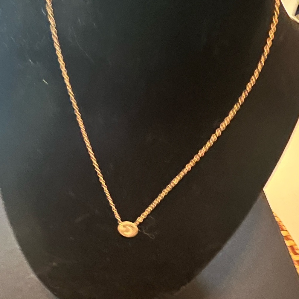 James Michelle Rose Gold Moon Necklace